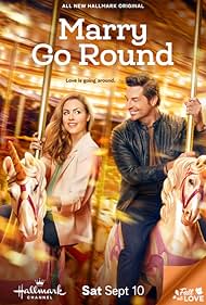 Brennan Elliott and Amanda Schull in Marry Go Round (2022)