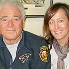 Director Richard Donner & Actress Cali Rossen circa 2010 during The Twilight Zone audio commentaries.