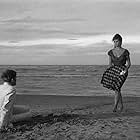 Claudia Cardinale and Jacques Perrin in Girl with a Suitcase (1961)