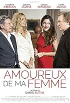 Gérard Depardieu, Daniel Auteuil, Sandrine Kiberlain, and Adriana Ugarte in Amoureux De Ma Femme (2018)