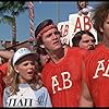 Donald Gibb, Ted McGinley, Julia Montgomery, and Matt Salinger in Revenge of the Nerds (1984)