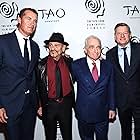 Martin Scorsese, Joe Pesci, Scott Stuber, and Ted Sarandos