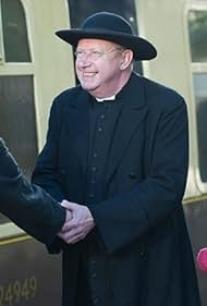 Sorcha Cusack, Rod Hallett, and Mark Williams in Father Brown (2013)