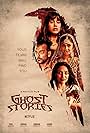 Sukant Goel, Mrunal Thakur, Sobhita Dhulipala, and Janhvi Kapoor in Ghost Stories (2020)