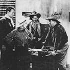 John Wayne, Sheila Bromley, Yakima Canutt, Jack Curtis, and Tex Palmer in Westward Ho (1935)