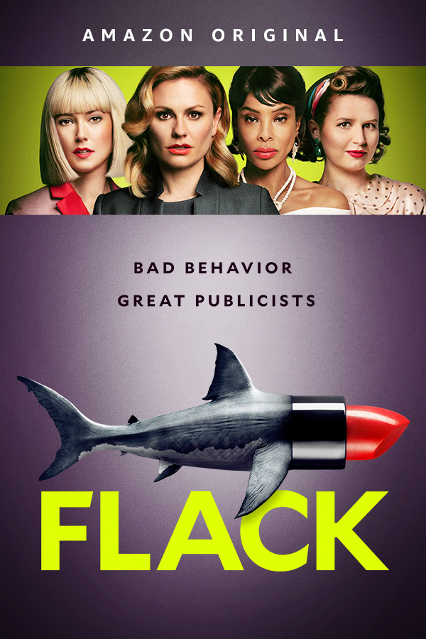 Anna Paquin, Sophie Okonedo, Lydia Wilson, and Rebecca Benson in Flack (2019)