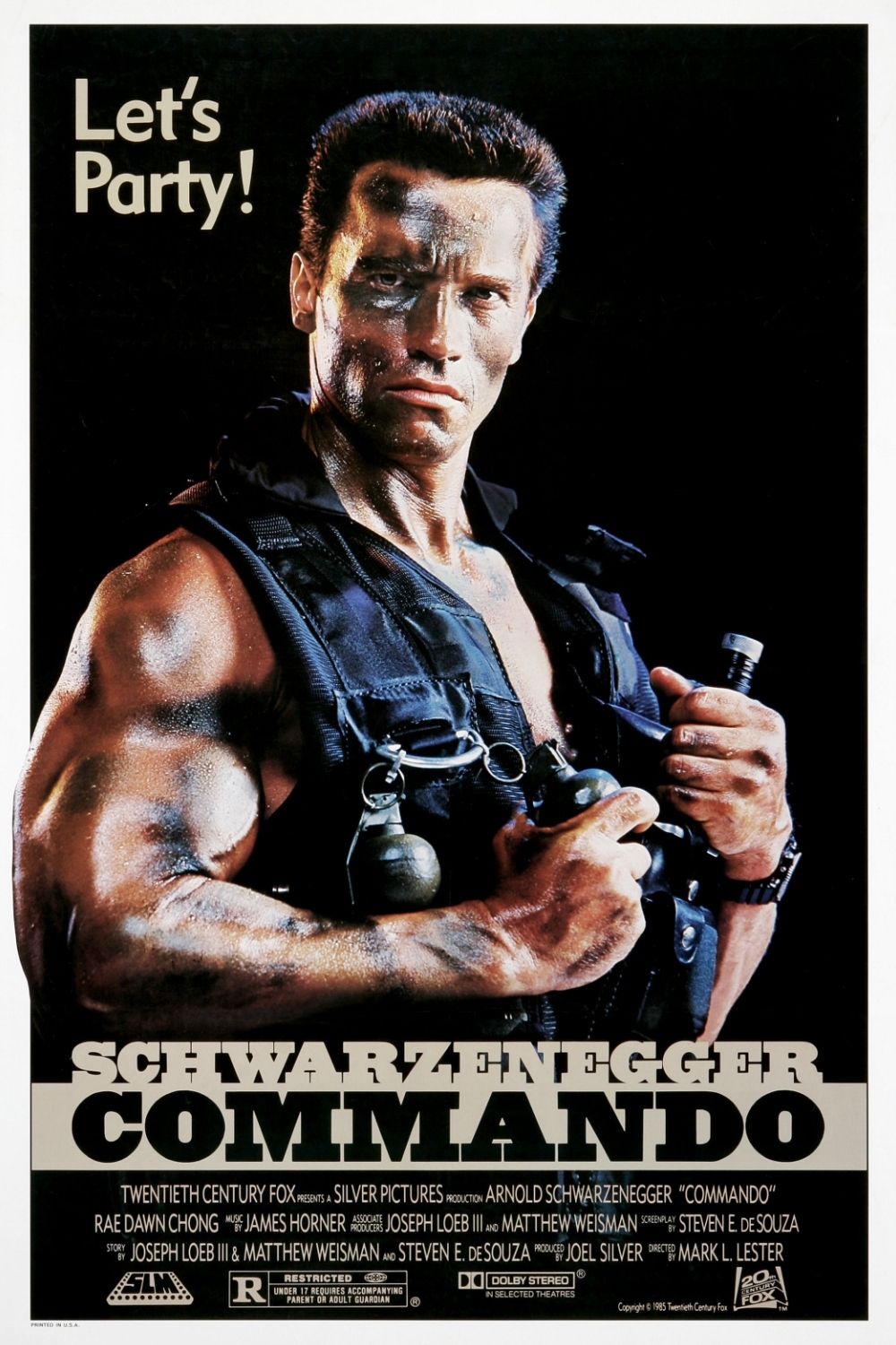 Arnold Schwarzenegger in Commando (1985)