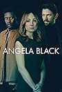 Joanne Froggatt, Michiel Huisman, and Samuel Adewunmi in Angela Black (2021)