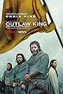 Tony Curran, Aaron Taylor-Johnson, Chris Pine, and Florence Pugh in Outlaw King - Il re fuorilegge (2018)