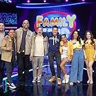 Dingdong Dantes, Hershey Neri, Lei Angela Ollet, Loujude Gonzalez, Jo Marie Ingaran, Benjie Paras, Mike 'Pekto' Nacua, Pokwang, and Johnny Revilla in Family Feud Philippines (2022)