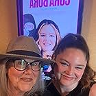 Linda Arroz with Megan Stalter at NuArt Theater in Santa Monica for the Los Angeles Opening of Cora Bora