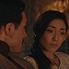 Ayane Nagabuchi and Taron Egerton in Tetris (2023)