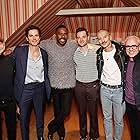 Matt Bomer, Colman Domingo, Ron Nyswaner, Raul Domingo, Jess Cagle, and Robbie Rogers at an event for Fellow Travelers (2023)