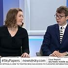 Ella Whelan and Sebastian Payne in Sky News: Sunrise (1989)