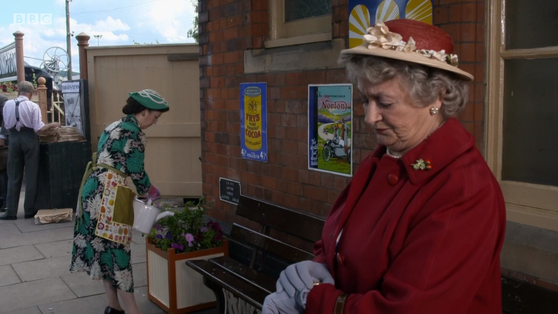 Sorcha Cusack and Sophie Duval in Father Brown (2013)