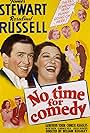 James Stewart, Louise Beavers, Allyn Joslyn, Charles Ruggles, Rosalind Russell, and Genevieve Tobin in No Time for Comedy (1940)