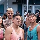 Margaret Cho, Tomas Matos, Matt Rogers, Joel Kim Booster, and Bowen Yang in Fire Island (2022)