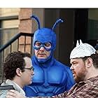 Devin Ratray, Peter Serafinowicz, and Griffin Newman in The Tick (2016)