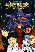 Megumi Hayashibara, Kotono Mitsuishi, Yûko Miyamura, Megumi Ogata, Fumihiko Tachiki, and Yuriko Yamaguchi in Neon Genesis Evangelion (1995)