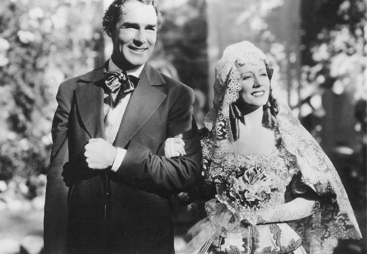 Randolph Scott and Irene Dunne in High, Wide and Handsome (1937)