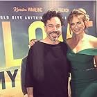 Kierston Wareing and Gabriel Andreu in Leicester Square (London) at the world premiere of I Love My Mum (2019).