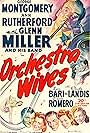 Glenn Miller, Cesar Romero, Lynn Bari, Carole Landis, George Montgomery, Ann Rutherford, and Glenn Miller and His Orchestra in Orchestra Wives (1942)