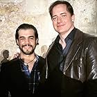 Felipe de Lara & Brendan Fraser - Texas Rising Red Carpet Event at The Alamo, San Antonio, Texas.