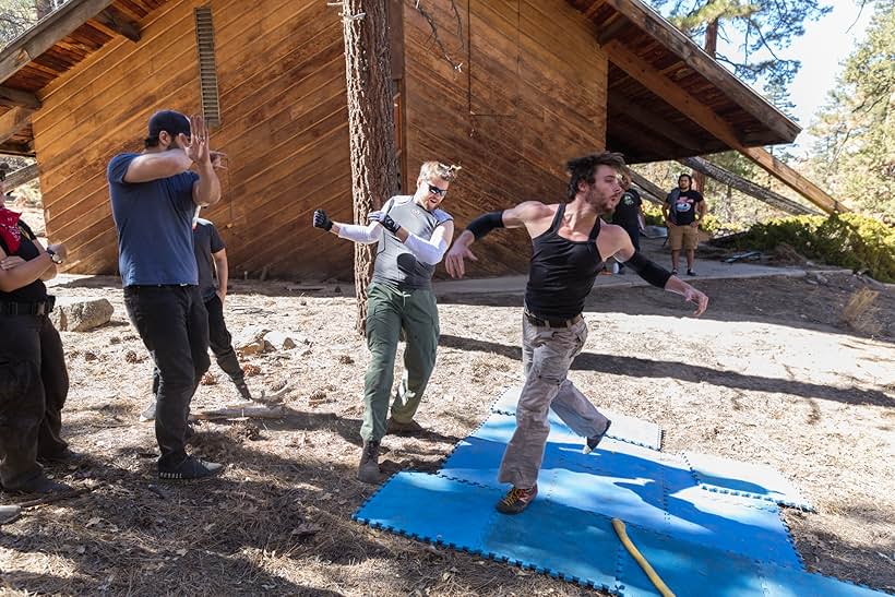 Bryan Forrest, Vincente DiSanti, and Donny Nichols in Never Hike Alone (2017)