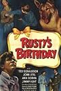 Ted Donaldson, Ann Doran, John Litel, and Flame in Rusty's Birthday (1949)