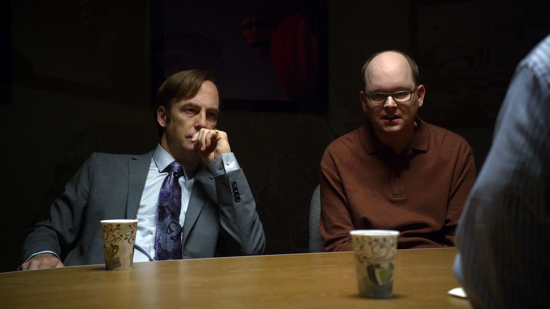 Bob Odenkirk and Mark Proksch in Better Call Saul (2015)