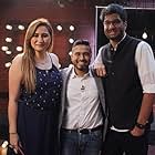 Jwala Gutta, Gursimran Khamba, and Abish Mathew in Son of Abish (2014)