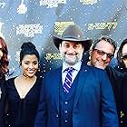 Saturn Awards 2017, Star Wars Rebels, Winner Best Animated Series. Vanessa Marshall, Tiya Sircar, Dave Filoni, Steve Blum, and Taylor Gray.