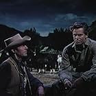 Randolph Scott and Glenn Ford in The Desperadoes (1943)