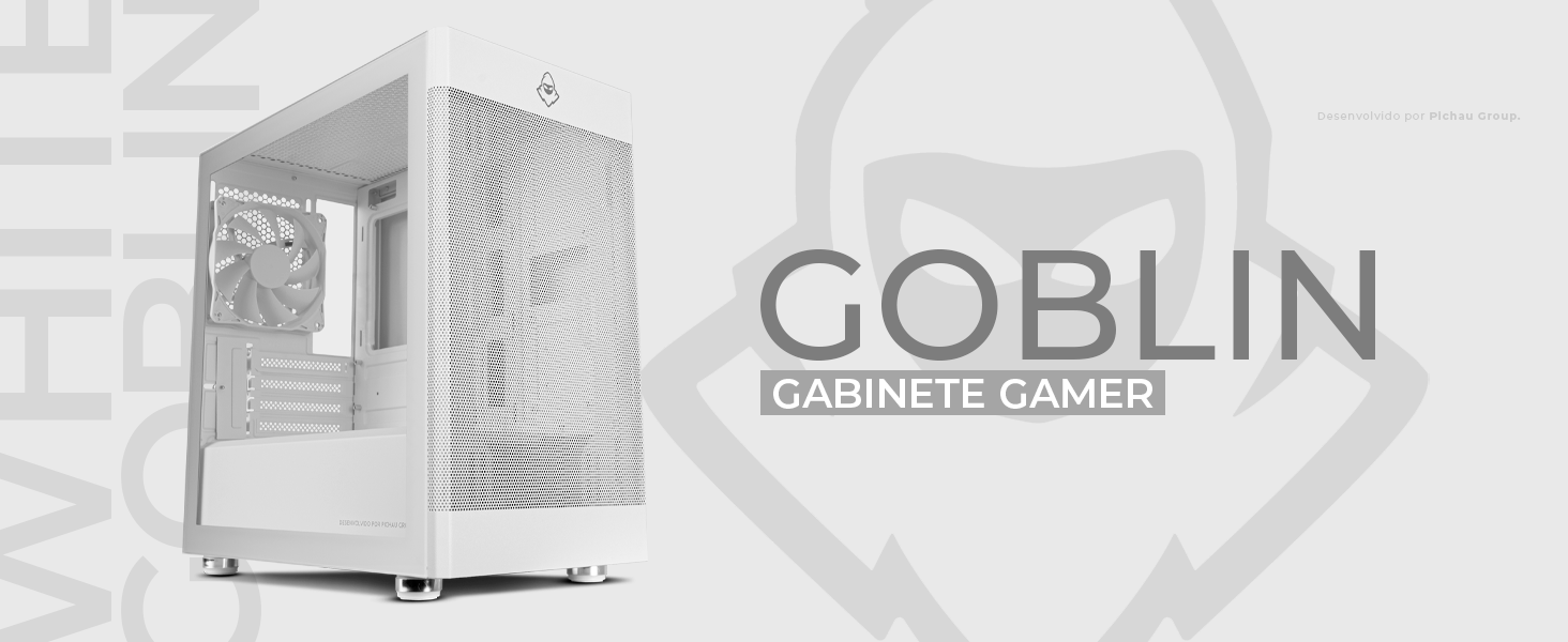 Gabinete Gamer Mancer Goblin Branco