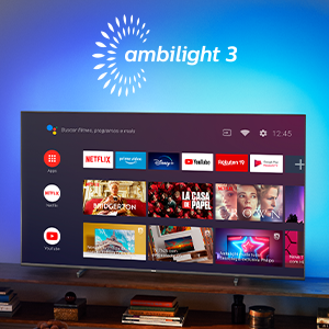 TV Philips, Ambilight, Dolby, Modo Game, TV 4K, Smart TV, Android TV, Bordas Finas, TV Google