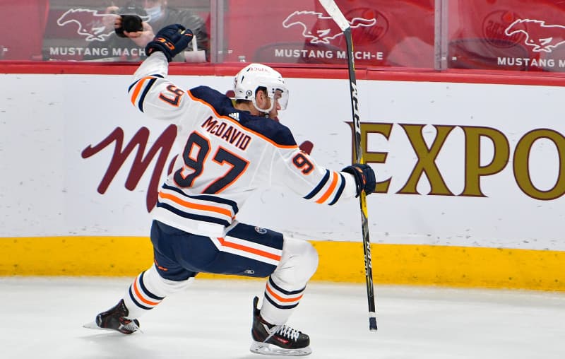 Connor McDavid, attaquant des Oilers d’Edmonton