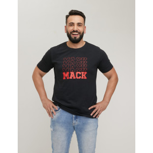 CAMISETA MASCULINA MACK - PRETA