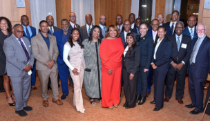 Distinguished Fellows and Ruffin Society board members (photo by Craig Bailey/Perspective)