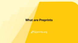 Preprints