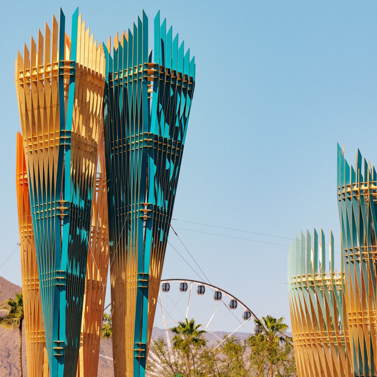 art installation at Coachella