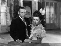 NOB HILL, from left: George Raft, Joan Bennett, 1945. ©20th Century-Fox Film Corporation / TM & Copyright,