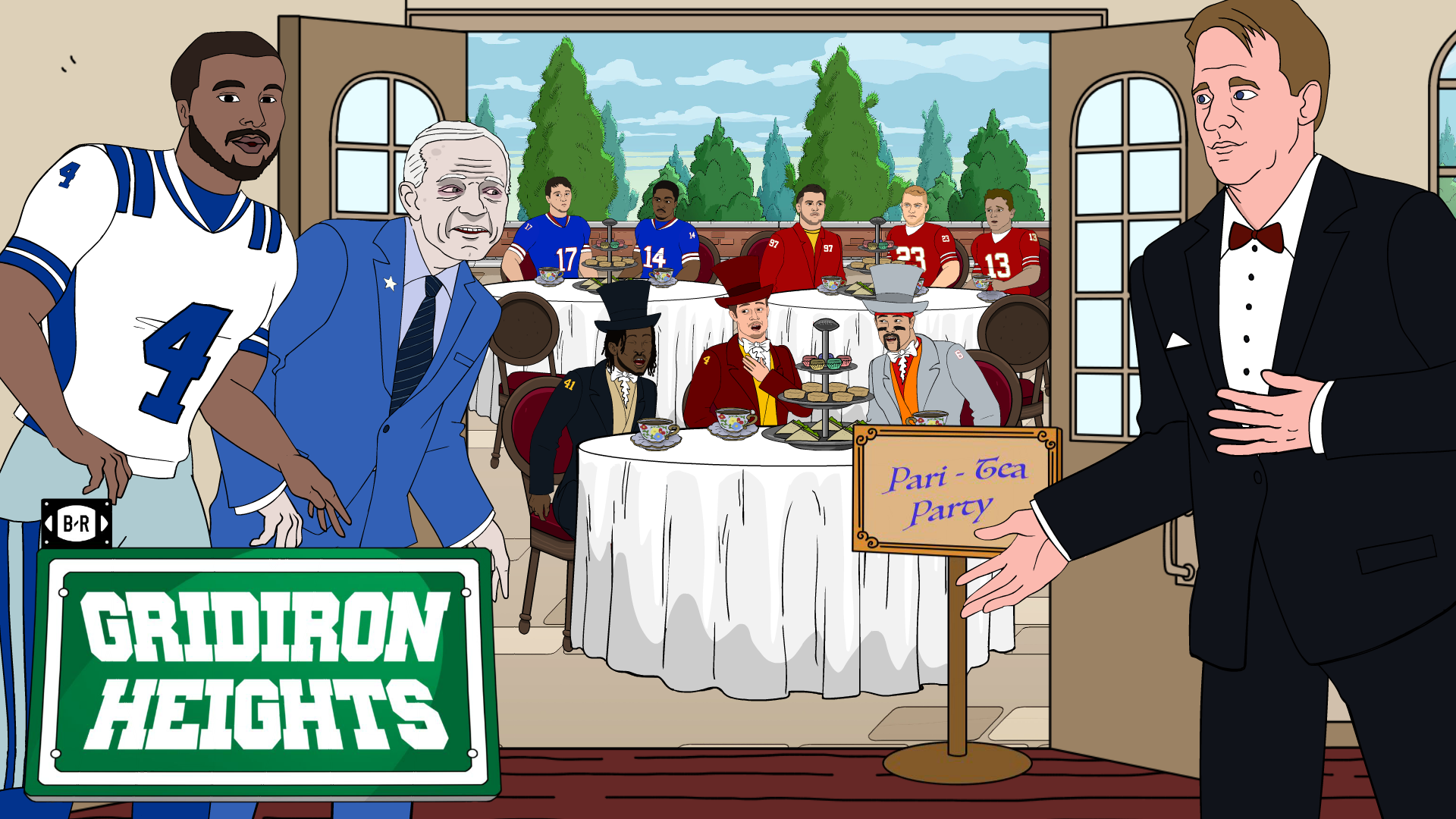 Gridiron Heights Tea Party 🤣