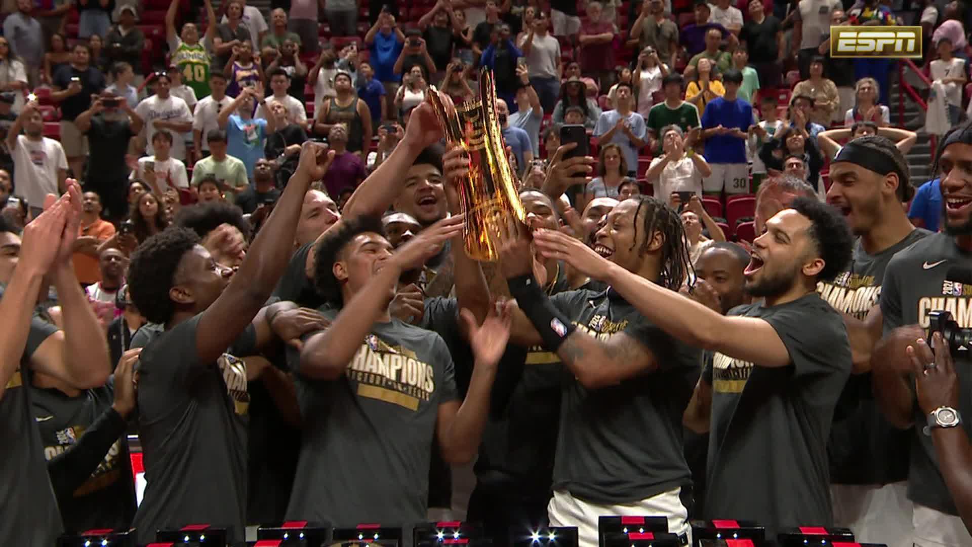 Heat's Trophy Ceremony