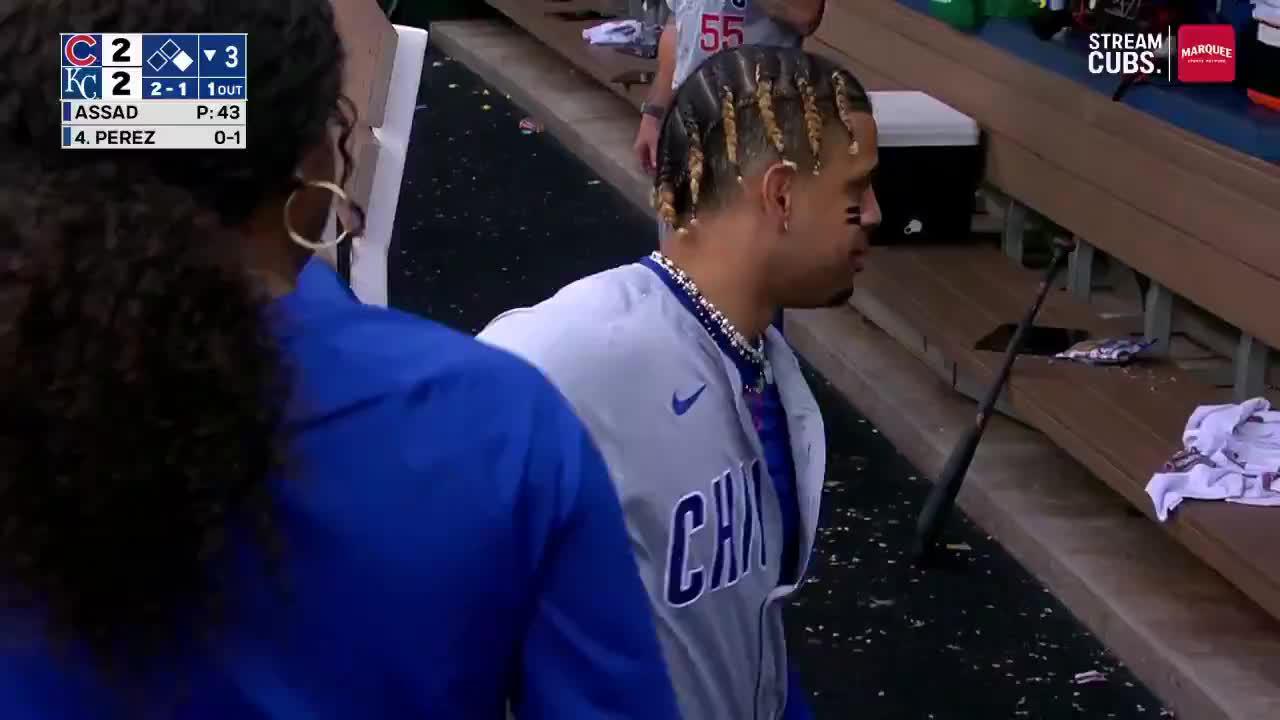 Morel Leaving Dugout