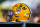 COLUMBIA, MO - OCTOBER 07: A backup LSU helmet sits on the equipment container during a SEC conference game between the Louisiana State  Tigers and the Missouri Tigers held on Saturday Oct 07, 2023 at Faurot Field at Memorial Stadium in Columbia MO. (Photo by Rick Ulreich/Icon Sportswire via Getty Images