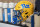 SOUTH BEND, IN - OCTOBER 28: A Pittsburgh Panthers helmet is placed on the bench during the college football game between the Pittsburgh Panthers and the Notre Dame Fighting Irish on October 28, 2023, at Notre Dame Stadium in South Bend, IN. (Photo by Joseph Weiser/Icon Sportswire via Getty Images)