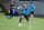 CHARLOTTE, NORTH CAROLINA - MAY 10: Xavier Legette #17 of the Carolina Panthers catches a pass during rookie minicamp on May 10, 2024 in Charlotte, North Carolina. (Photo by Jacob Kupferman/Getty Images)