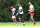 TAMPA, FL - JUN 11: Tampa Bay Buccaneers Wide Receivers Sterling Shepard (25), Chris Godwin (14) and Mike Evans (13) go thru a drill during the Tampa Bay Buccaneers Minicamp on June 11, 2024 at the AdventHealth Training Center at One Buccaneer Place in Tampa, Florida. (Photo by Cliff Welch/Icon Sportswire via Getty Images)