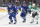 TORONTO, CANADA - OCTOBER 20:  Jason Robertson #21 of the Dallas Stars skates against Auston Matthews #34 and T.J. Brodie #78 of the Toronto Maple Leafs during an NHL game at Scotiabank Arena on October 20, 2022 in Toronto, Ontario, Canada. The Maple Leafs defeated the Stars 3-2 in overtime. (Photo by Claus Andersen/Getty Images)