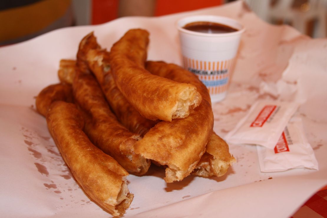 With churros, dough meets chocolate with delicious results.